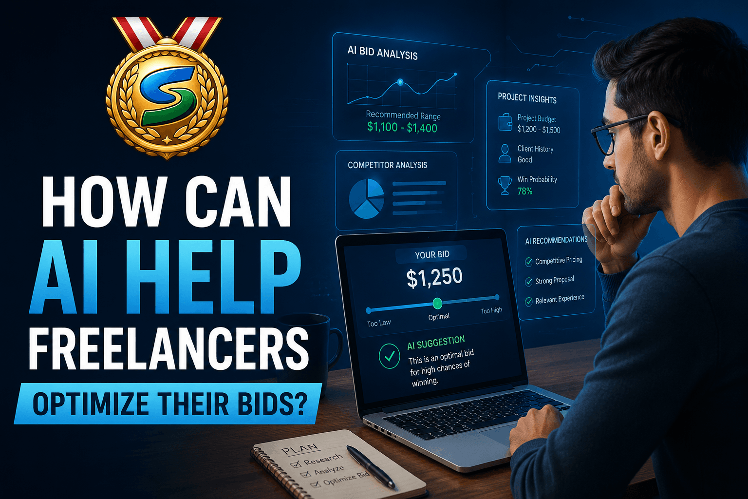 how can ai help freelancers optimize their bids